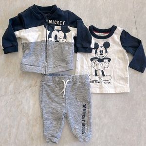 Disney Baby C&A 3 Piece Mickey Set